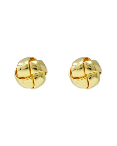 Cloverpost Davie 14k Plated Studs In Gold