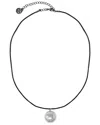 Cloverpost Dome June 14k Plated Necklace In White
