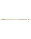 CLOVERPOST FUEL 14K PLATED CZ TENNIS BRACELET