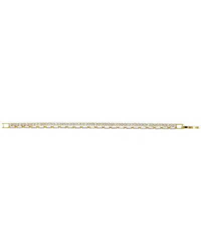 CLOVERPOST FUEL 14K PLATED CZ TENNIS BRACELET