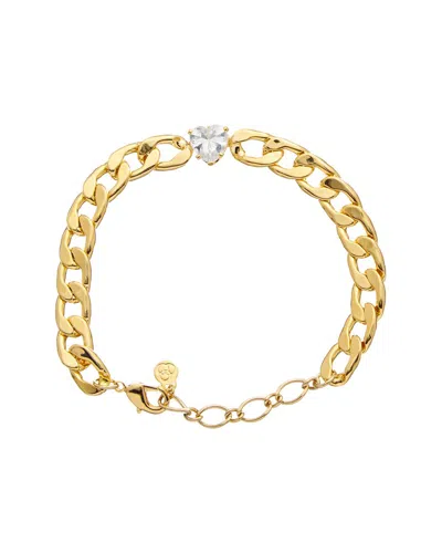 CLOVERPOST GWEN 14K PLATED CZ BRACELET