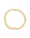 Cloverpost Lighton 14k Plated Cz Bracelet In Gold