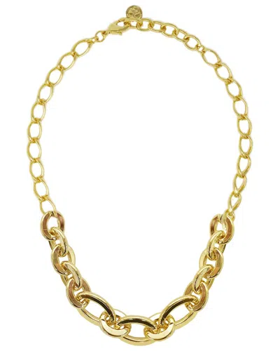 Cloverpost Slade 14k Plated Necklace In Gold