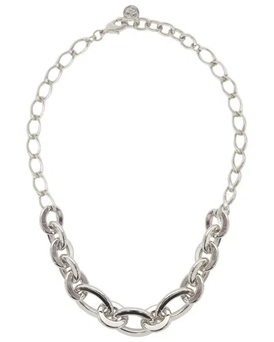 Cloverpost Slade 14k Plated Necklace In White