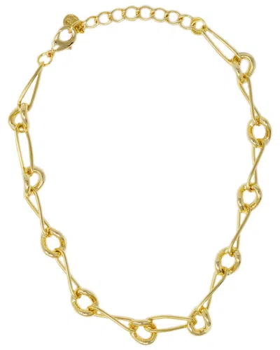 Cloverpost Term 14k Plated Necklace In Gold