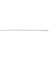 Cloverpost Wail 14k Plated Cz Tennis Bracelet In Silver