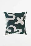 Clr Shop Dancing Shapes Woven Throw Pillow In Cool Forest At Urban Outfitters