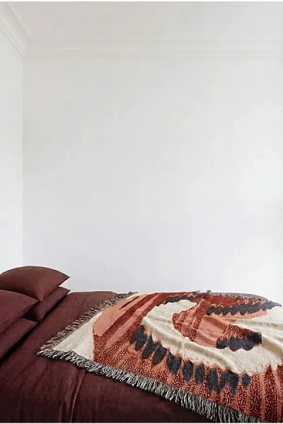Clr Shop Sunburst Woven Throw Blanket In /colored At Urban Outfitters