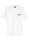 Club 1984 La Auto Printed Cotton T-shirt In White