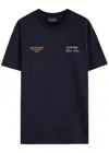 Club 1984 Melrose Printed Cotton T-shirt In Navy
