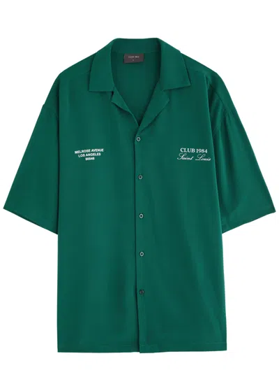 Club 1984 Melrose Printed Shirt In Green
