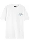Club 1984 Vice City Printed Cotton T-shirt In White