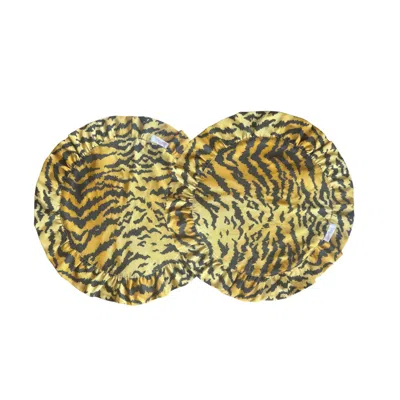 Club Carlotta Tableware Brown Tiger Placemats - Set Of Two