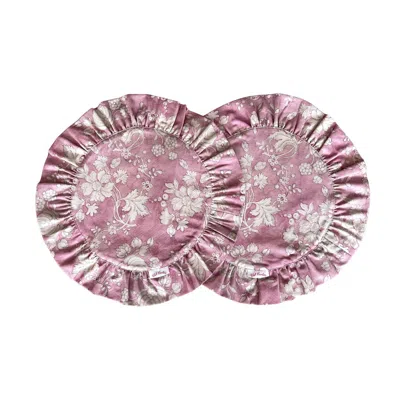 Club Carlotta Tableware Darcy Placemat Pink Peony