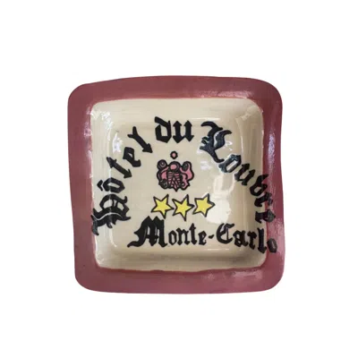 Club Carlotta Tableware Orange Ashtray Trinket Monte Carlo