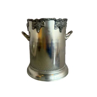 Club Carlotta Tableware Silverplated Wine Cooler With Grapes