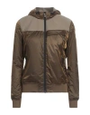 Club Des Sports Woman Jacket Military Green Size M Polyamide, Elastic Fibres