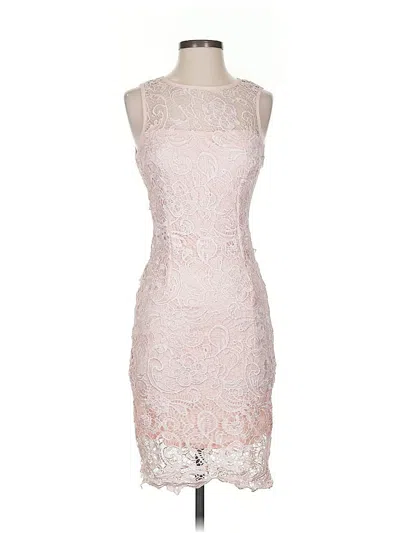 Pre-owned Club L Cocktail Dress In Pink