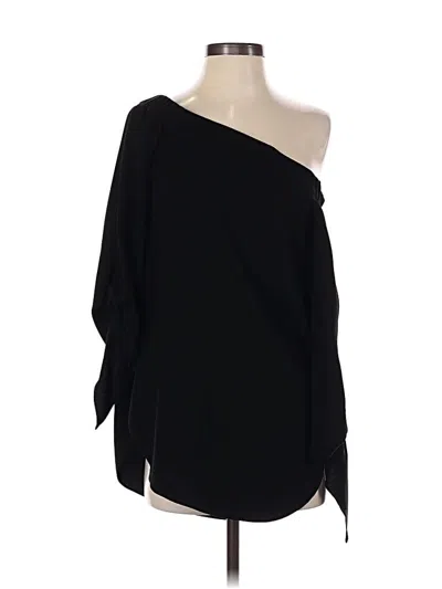 Pre-owned Club Monaco 3/4 Sleeve Blouse In Black