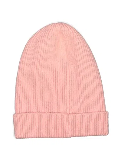 Pre-owned Club Monaco Beanie Hat In Pink