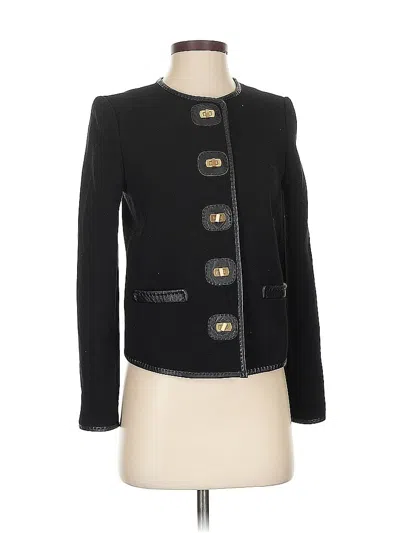 Pre-owned Club Monaco Blazer Jacket In Black