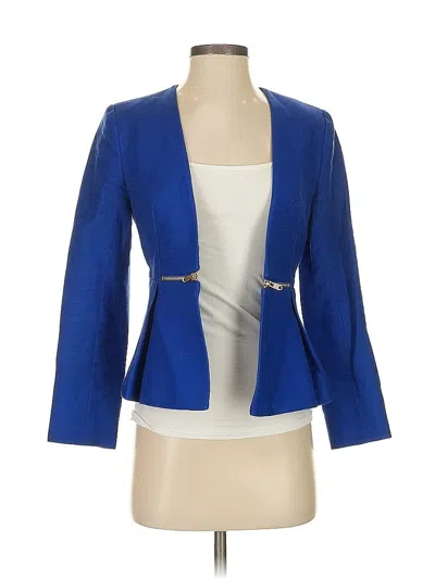 Pre-owned Club Monaco Blazer Jacket In Blue