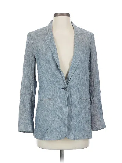 Pre-owned Club Monaco Blazer Jacket In Blue