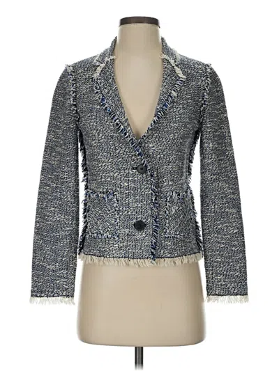 Pre-owned Club Monaco Blazer Jacket In Blue