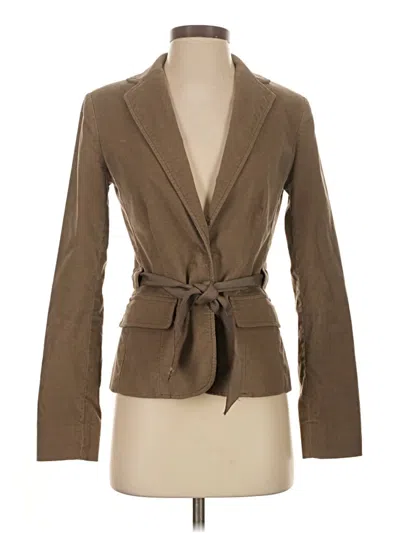 Pre-owned Club Monaco Blazer Jacket In Brown