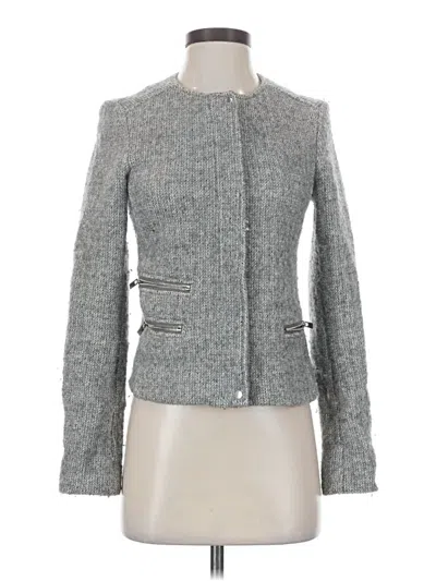 Pre-owned Club Monaco Blazer Jacket In Gray