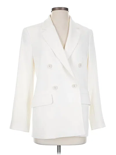 Pre-owned Club Monaco Blazer Jacket In Ivory