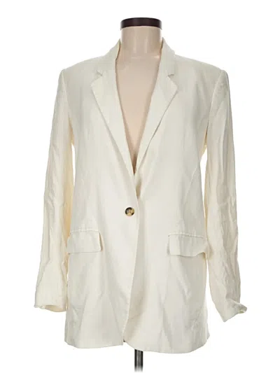 Pre-owned Club Monaco Blazer Jacket In Ivory