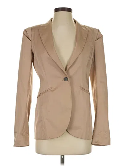 Pre-owned Club Monaco Blazer Jacket In Tan