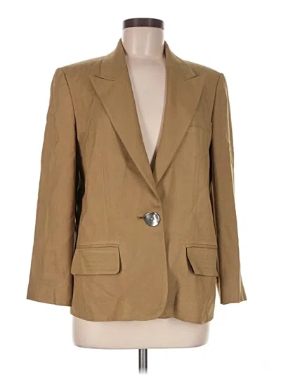 Pre-owned Club Monaco Blazer Jacket In Tan