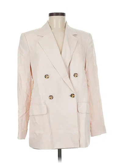 Pre-owned Club Monaco Blazer Jacket In White