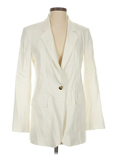 Pre-owned Club Monaco Blazer Jacket In White