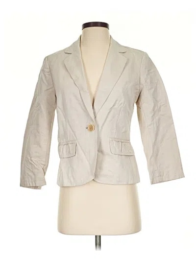 Pre-owned Club Monaco Blazer Jacket In White