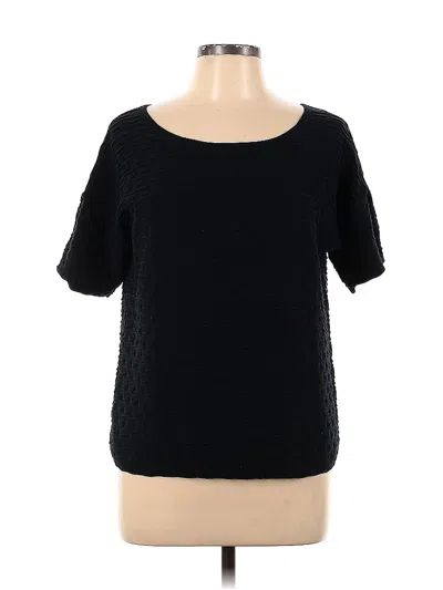 Pre-owned Club Monaco Cardigan Sweater In Black