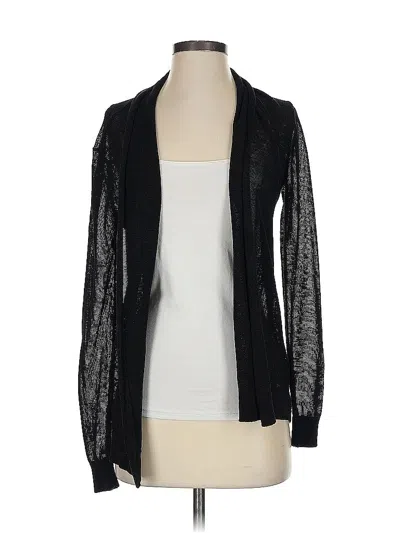 Pre-owned Club Monaco Cardigan Sweater In Black