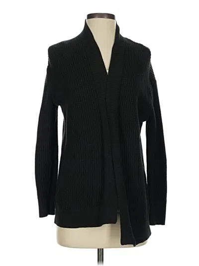 Pre-owned Club Monaco Cardigan Sweater In Black