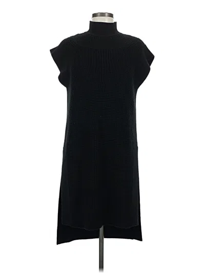 Pre-owned Club Monaco Cardigan Sweater In Black