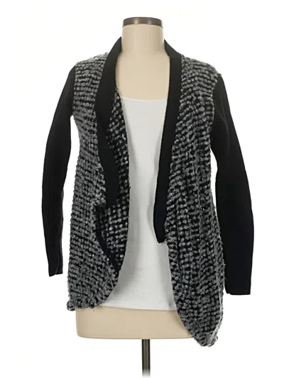 Pre-owned Club Monaco Cardigan Sweater In Black