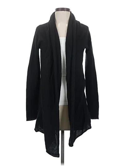 Pre-owned Club Monaco Cardigan Sweater In Black