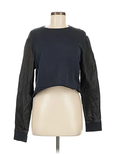 Pre-owned Club Monaco Cardigan Sweater In Black
