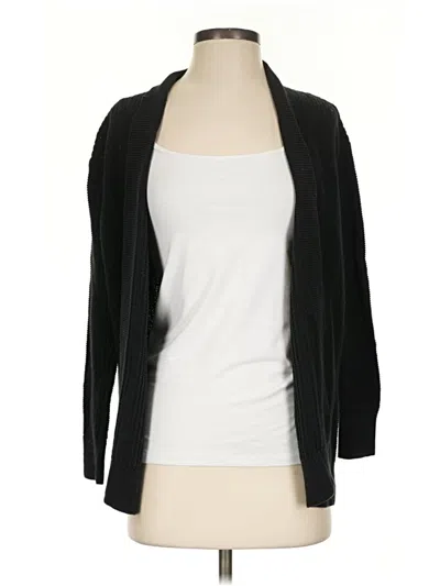 Pre-owned Club Monaco Cardigan Sweater In Black
