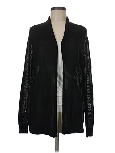 Pre-owned Club Monaco Cardigan Sweater In Black