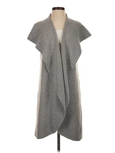Pre-owned Club Monaco Cardigan Sweater In Gray