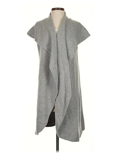 Pre-owned Club Monaco Cardigan Sweater In Gray