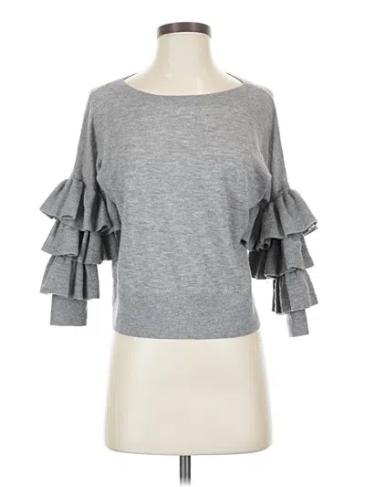 Pre-owned Club Monaco Cardigan Sweater In Gray