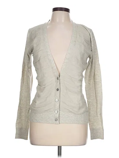 Pre-owned Club Monaco Cardigan Sweater In Gray